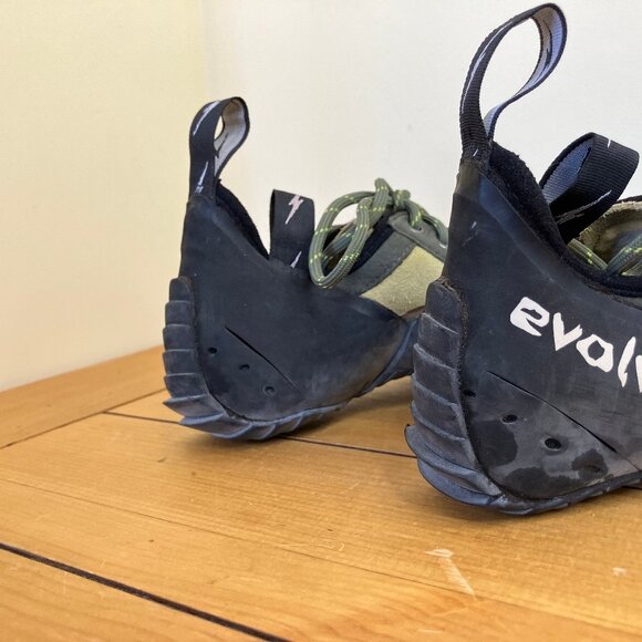 Evolv DeMorto Rock Climbing Shoes Lace-Up Black/Yellow Men's US Size 5.5 - Picture 3 of 12